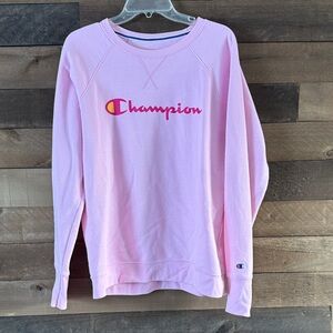 Champion Light Pink Crewneck Sweatshirt